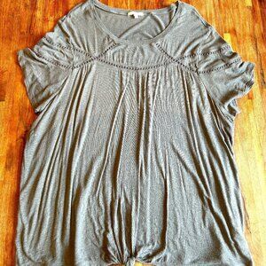 Maurices Short Sleeve Blouse